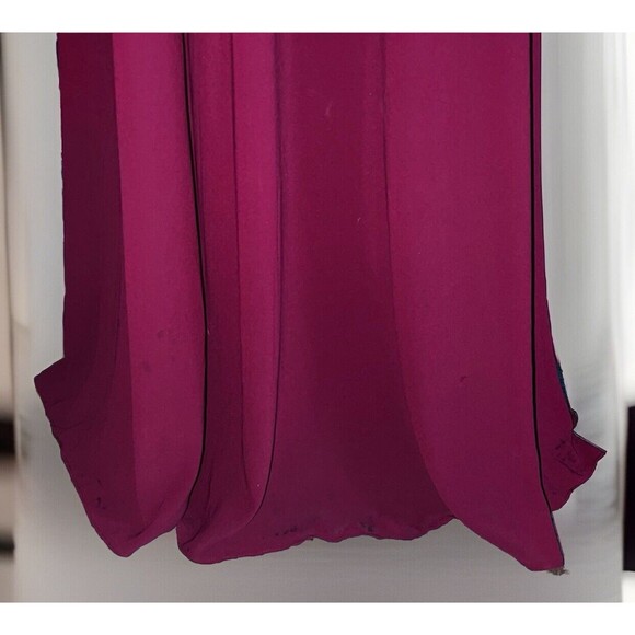 Show Me Your Mumu Kendall Maxi Dress Merlot Chiffon Sleeveless Floor Length XL - Picture 2 of 12